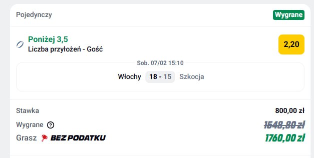 Dowod wygranej 6