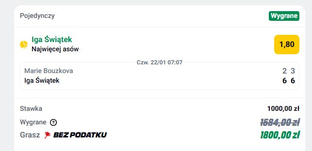 Dowod wygranej 12